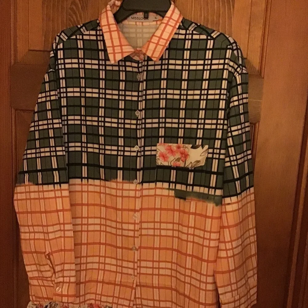 Miss Look Button Down Shirt XL